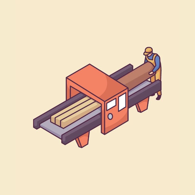 Motorized sawmill machine