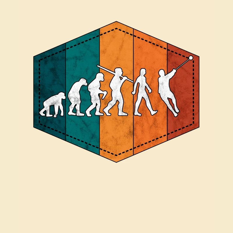 Hammerwerfen Evolution Hammerwerfer retro