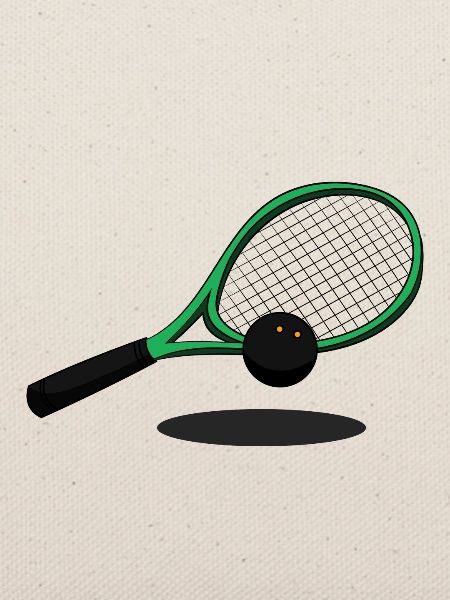 Squashball Squashball Schläger Squashen Squash