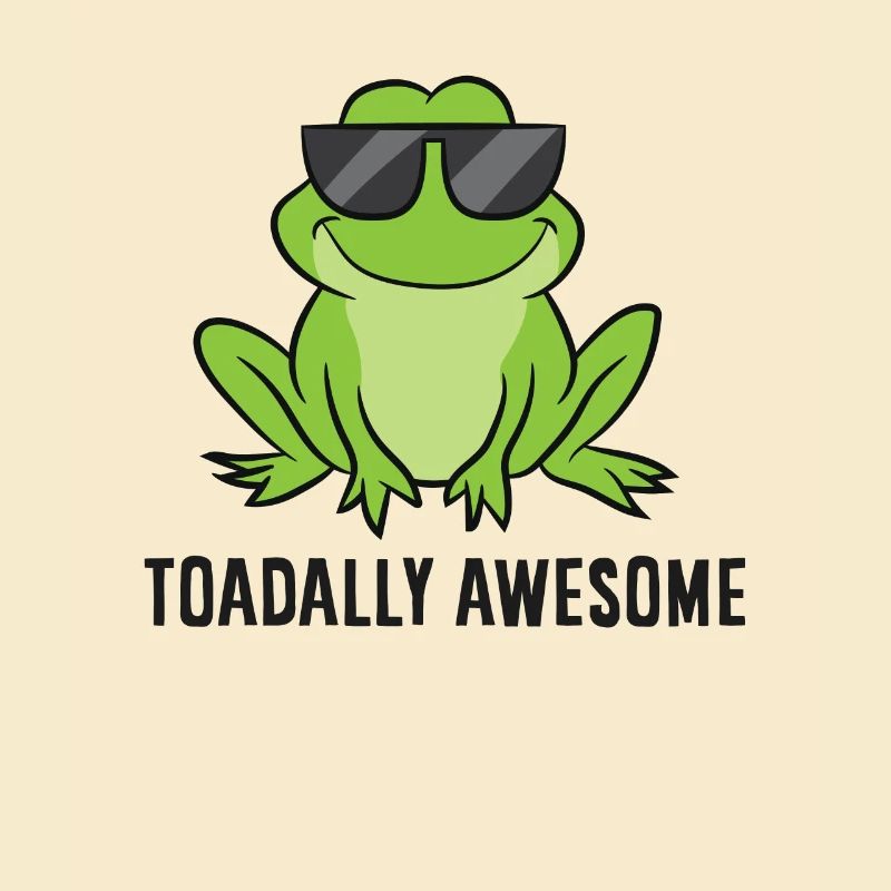 Cute Frog Lover Gift Toadally Awesome Funny Toad
