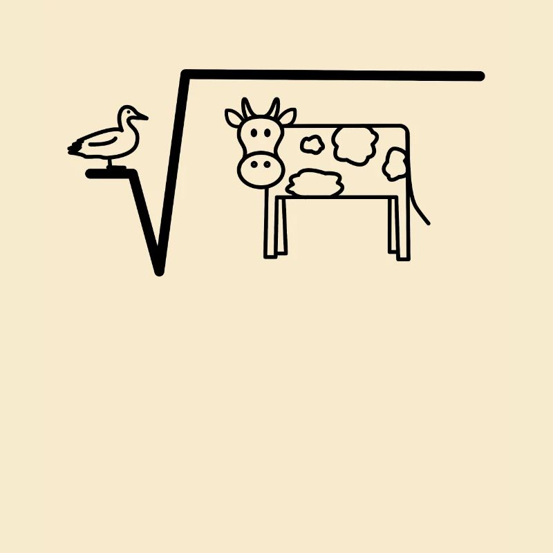 Duck root from cow, mathematics, math Lk