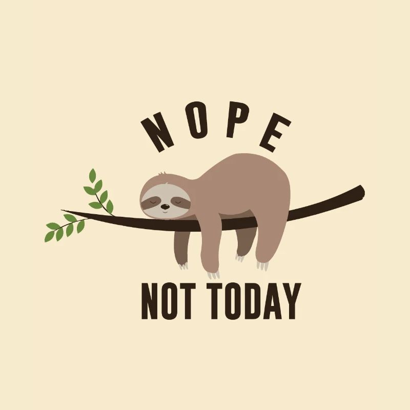 Sloth nope not today