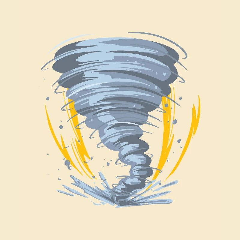 Tornado Hurricane Windsturm Geschenkidee