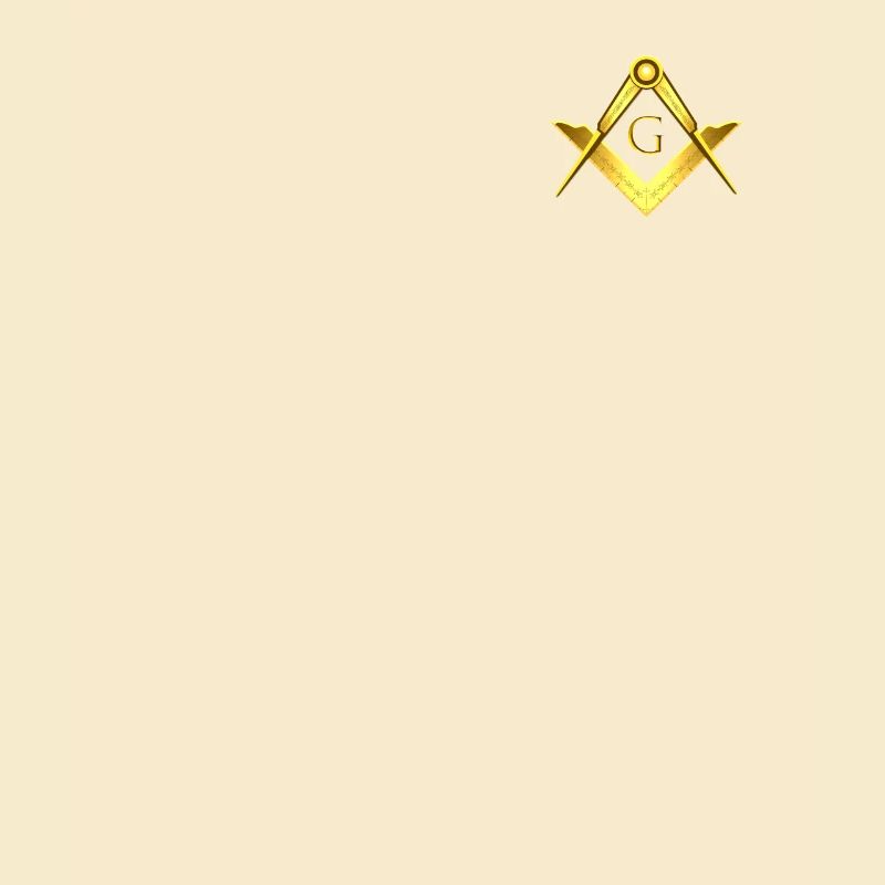 Masonic symbol angle compass gold freemasonry