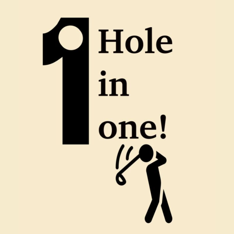 Hole in one!