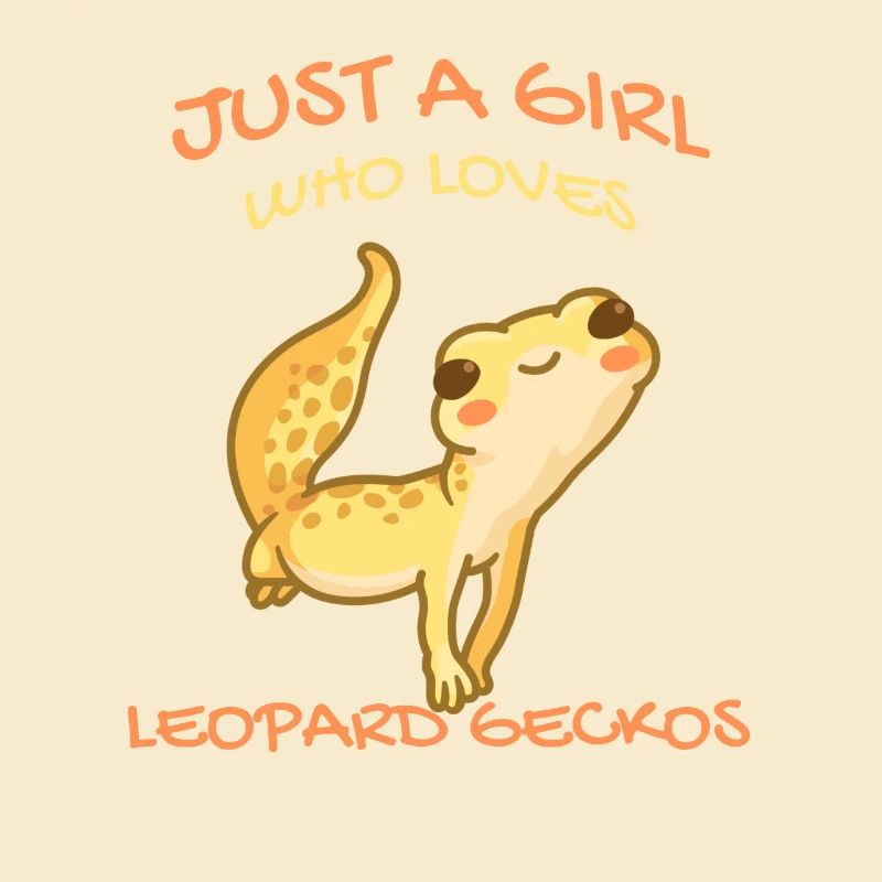 Nur Ein Mädchen, Das Leopard Gecko Gekko Lizard