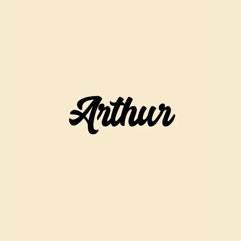 Arthur Custom Text Birthday Name