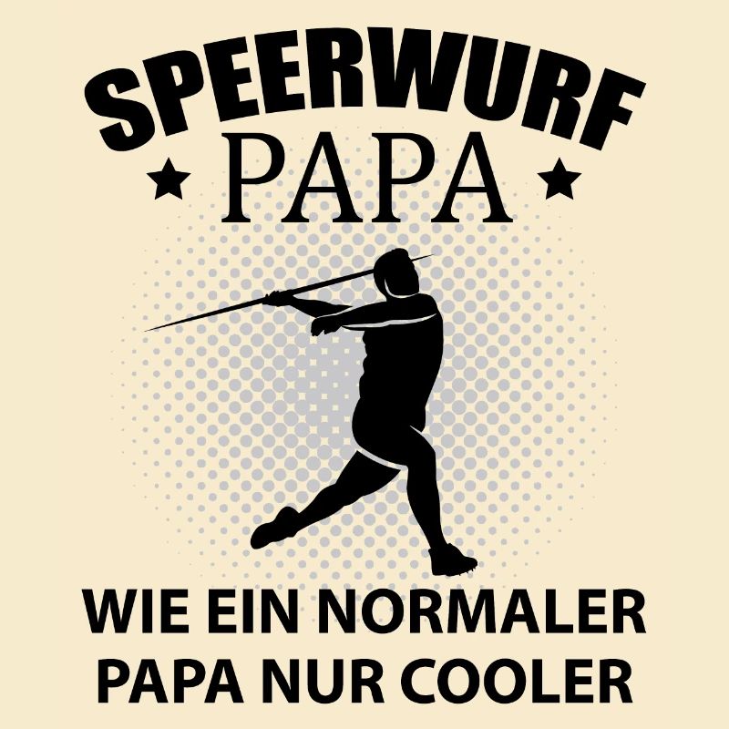 Speerwerfen Speerwurf Speerwerfer Papa Geschenk