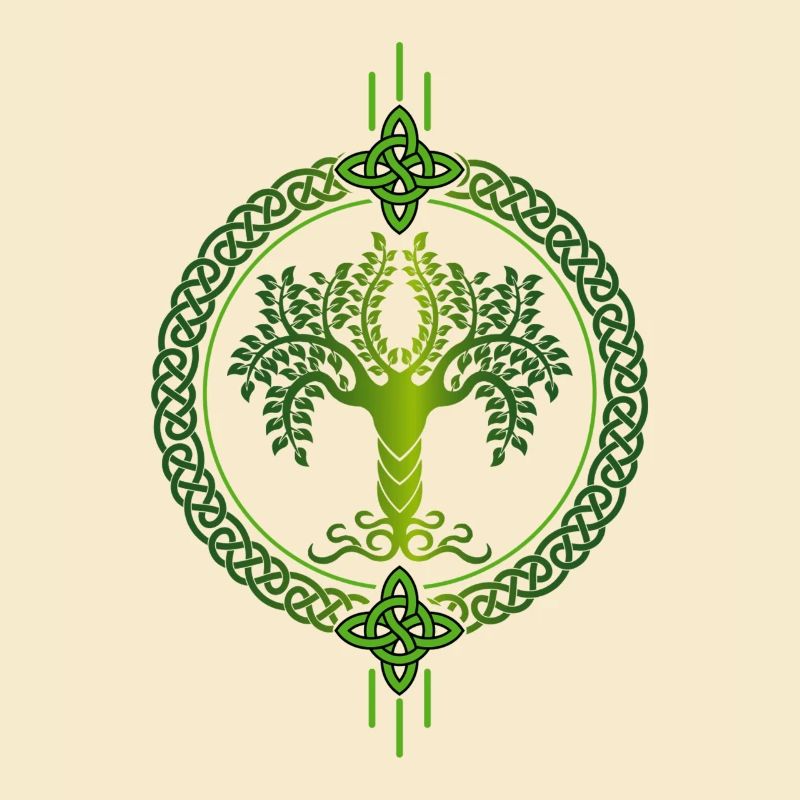 Lebensbaum, Lebensbaum, Keltisches symbol, Celtic,