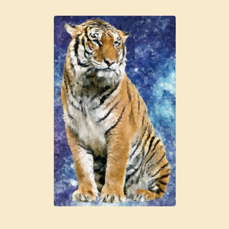 Tiger Polygone