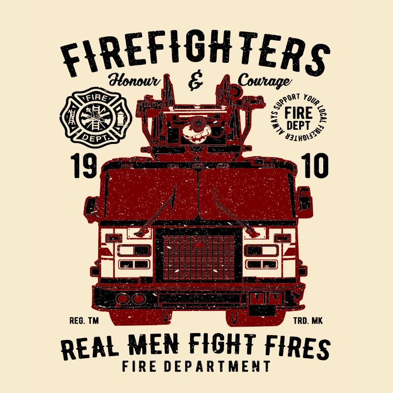 Feuerwehrleute Echte Männer bekämpfen Brände