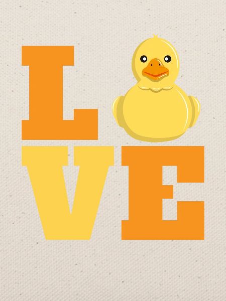 Badeente Liebe Ente