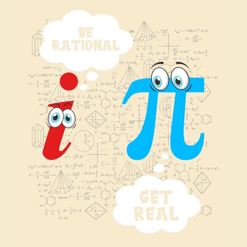 Funny Be Rational Get Real Math Pun Statistics