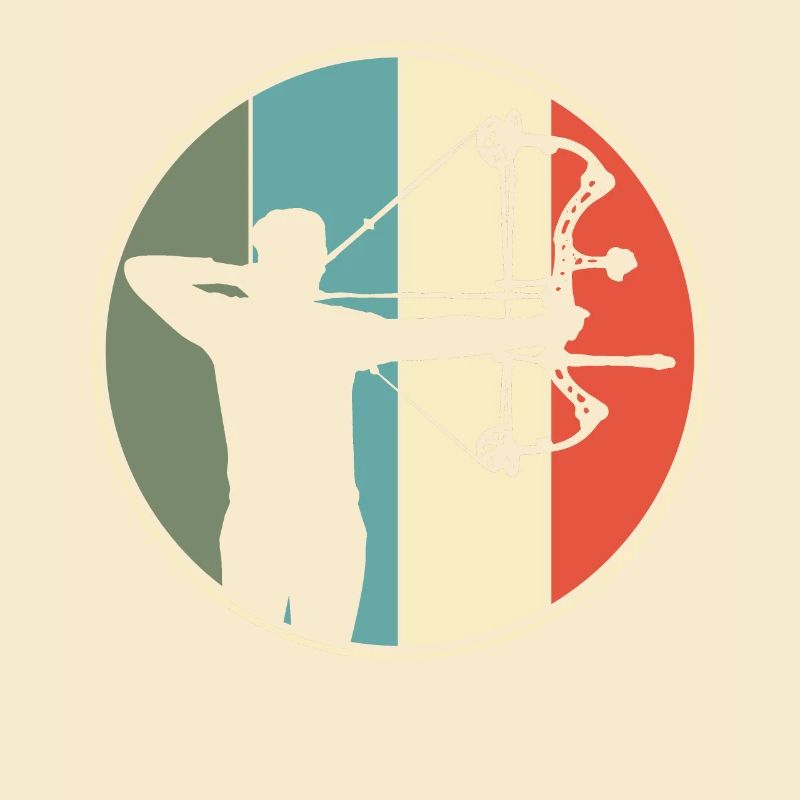 Bogenschießen Bogenjagd Retro