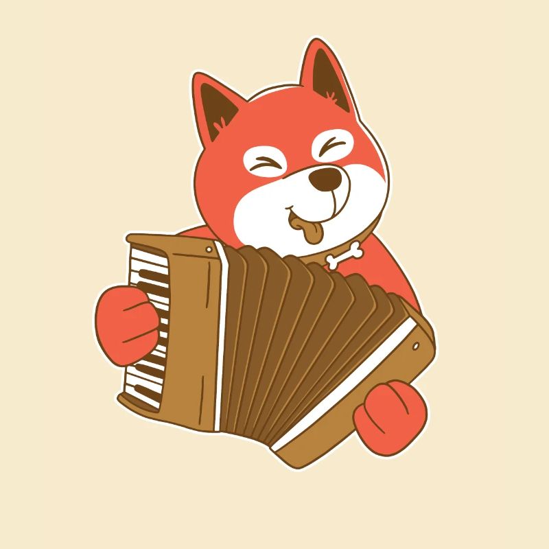Fuchs plays accordion accordion hand harmonica