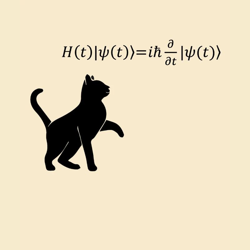 Schrödinger's Cat - Physicist Gift Physics Nerd