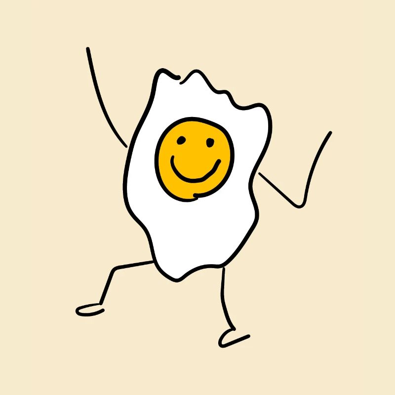 Ei Gelb lustiges Geschenk Eigelb Eier Spiegelei