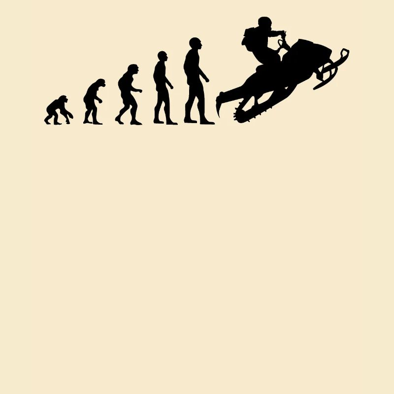 Snowmobile Snowmobile Evolution Gift