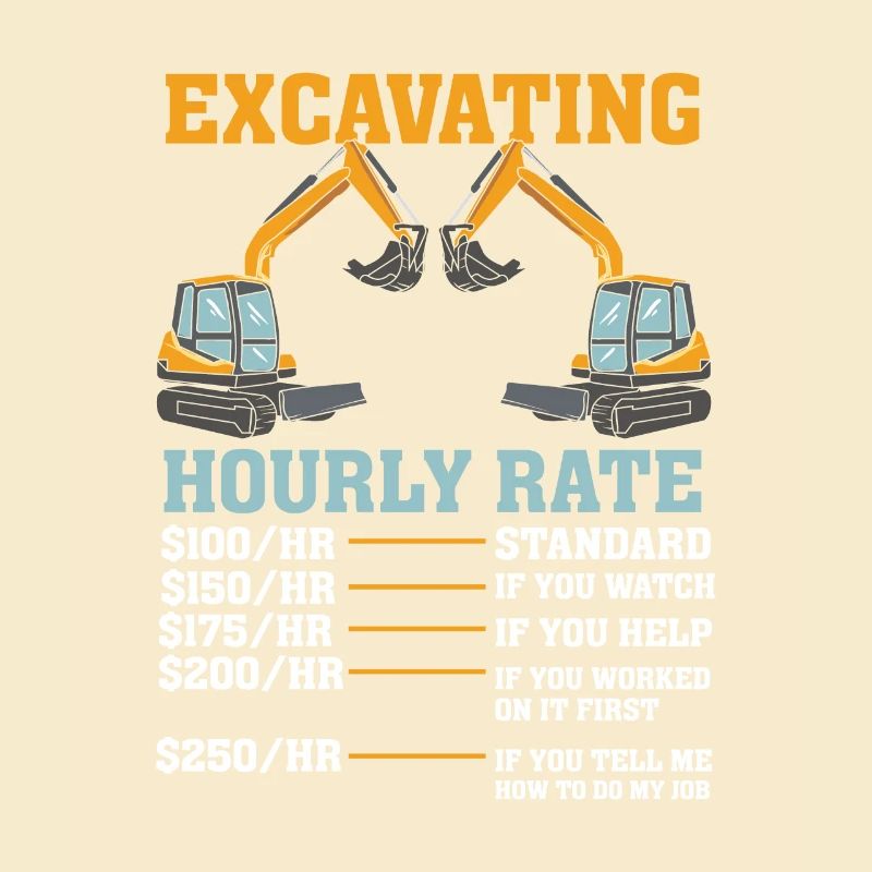 EXCAVATOR OPERATOR: Excavating Hourly Rate
