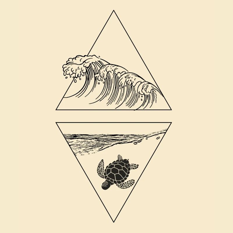 Dreieck Wave Turtle