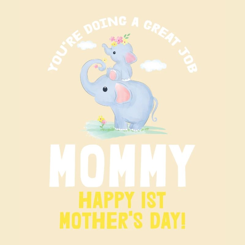 Muttertag Mutter Mummy Erster Elefant Geschenk