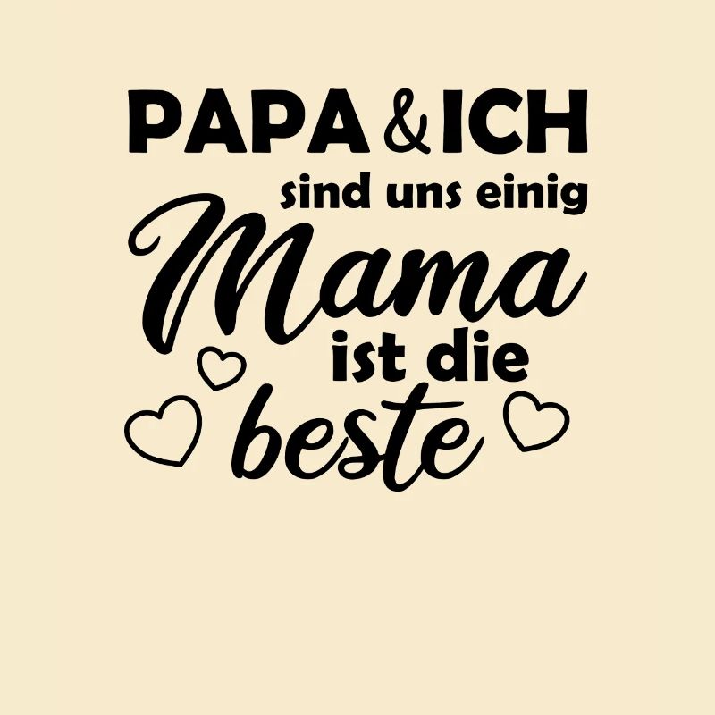 Muttertag Mama ist die Beste Mutter