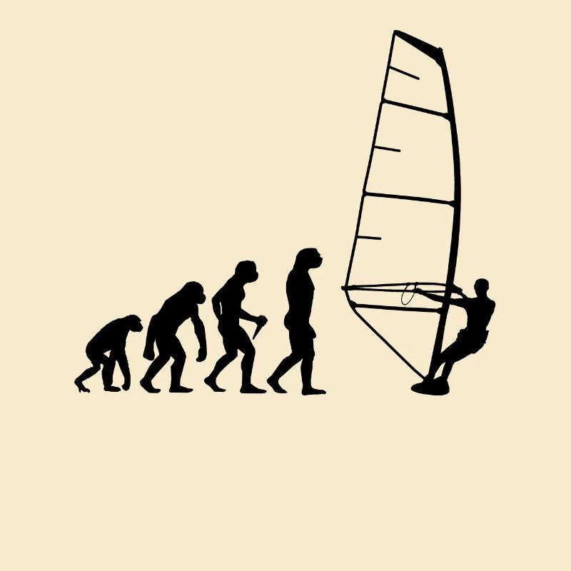 Windsurf Evolution Shirt Surfer Windsurfer Surf