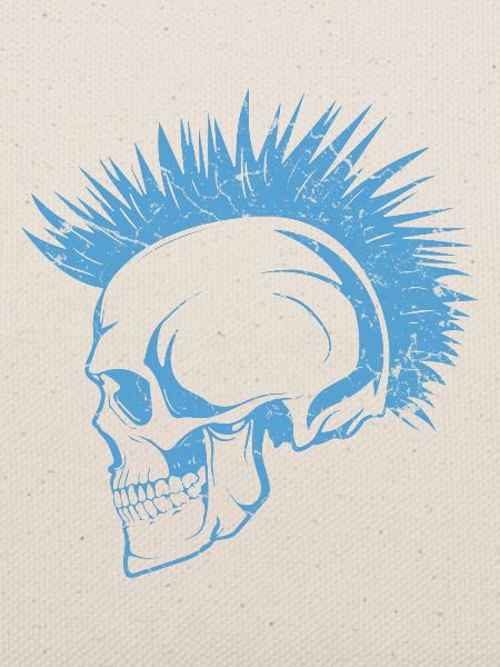 Schädel Punks Punk