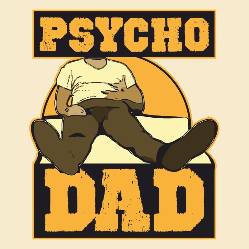 Psycho Dad watching Bundy on the sofa Psycho Dad