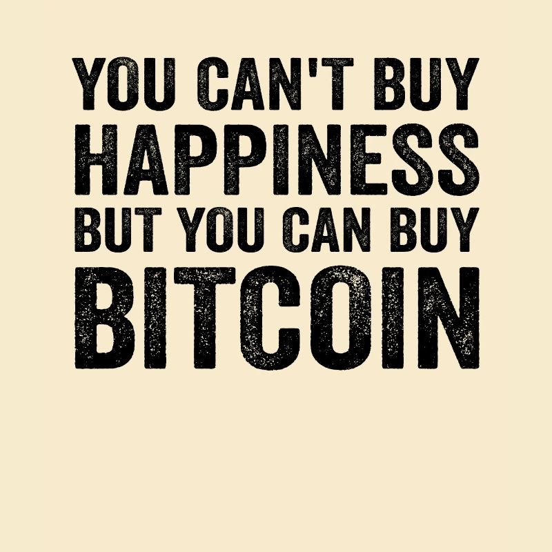 Cadeau Bitcoin BTC Crypto-monnaies Dire Drôle