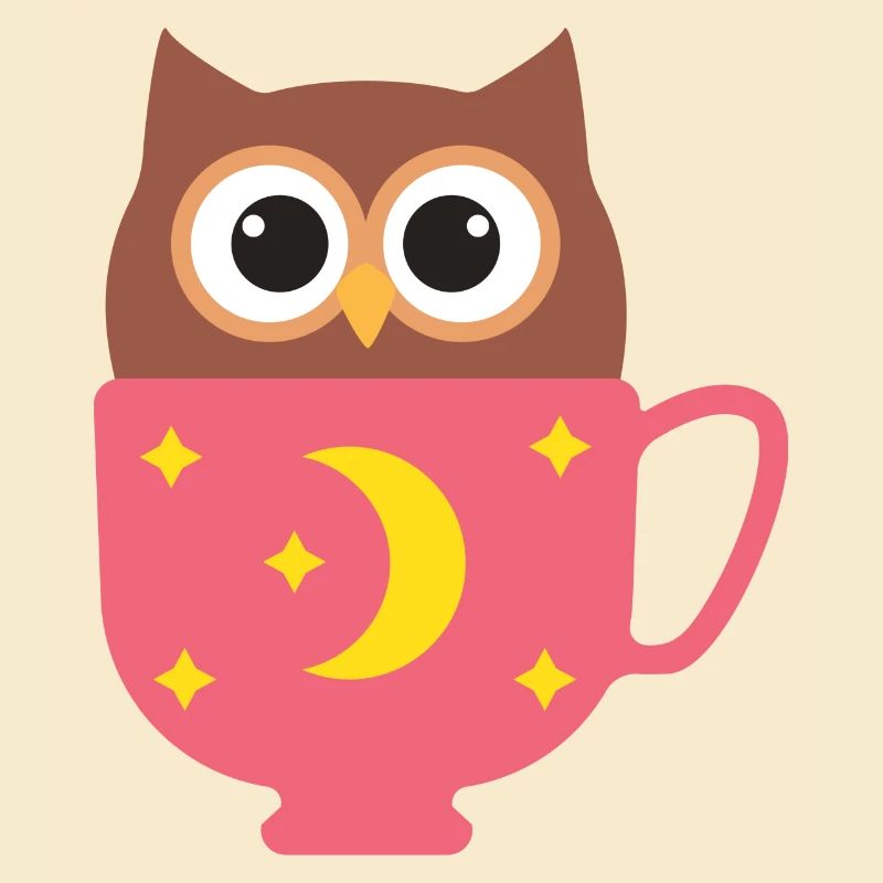 Owl in the cup