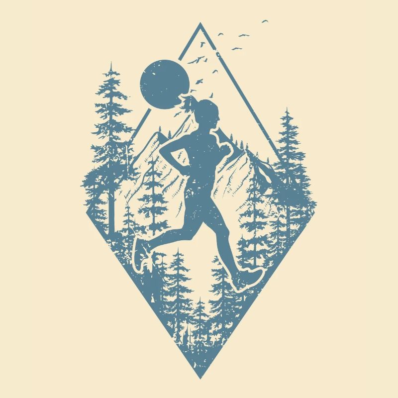 Traillauf im Wald