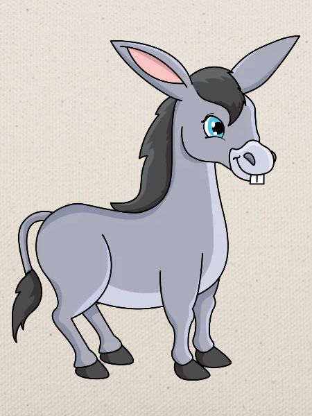 Esel Cartoon
