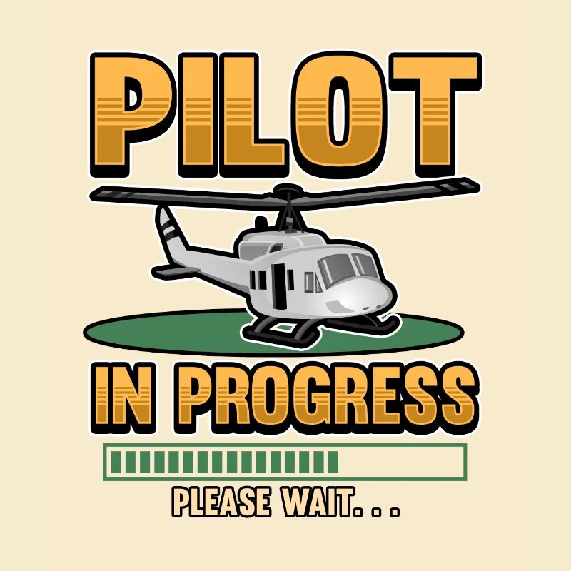 Lustig Helikopter Hubschrauber Pilot Geschenk