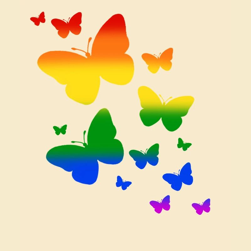 Schmetterling Schmetterlinge LGTBQ Pride