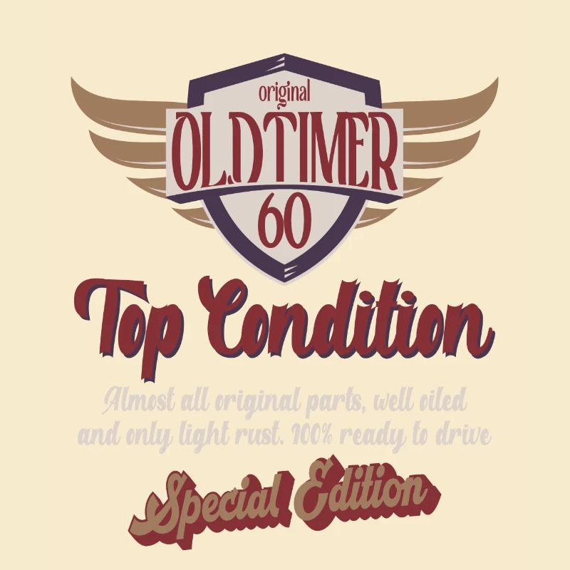 60 years oldtimer top condition 60th birthday