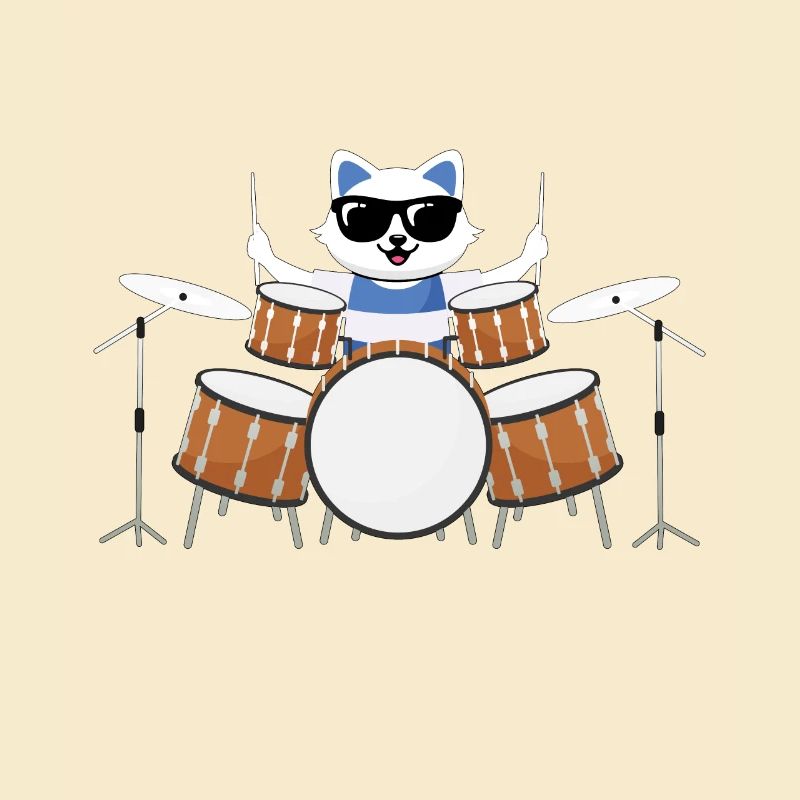 Cat drums
