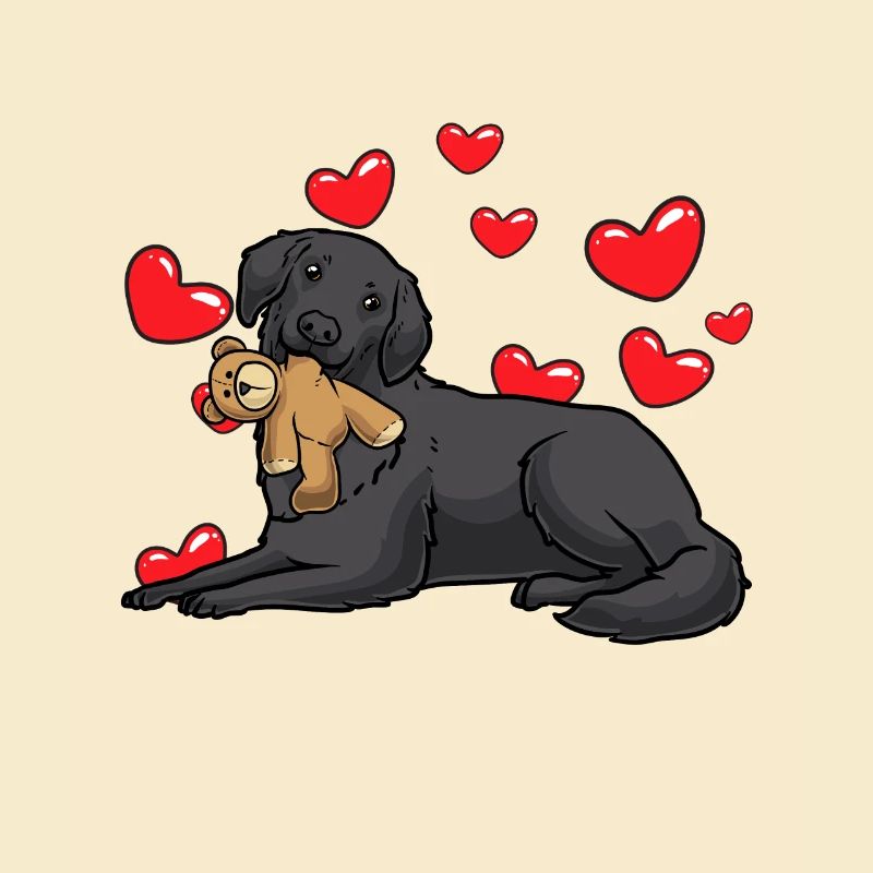 Flat Coated Retriever Dog