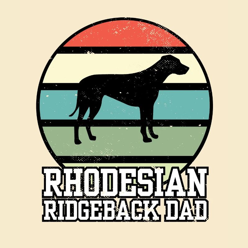 Rhodesian Ridgeback Dad I Retro Ridgeback Dad