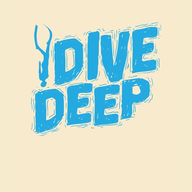 Apnea Diver Dive Deep