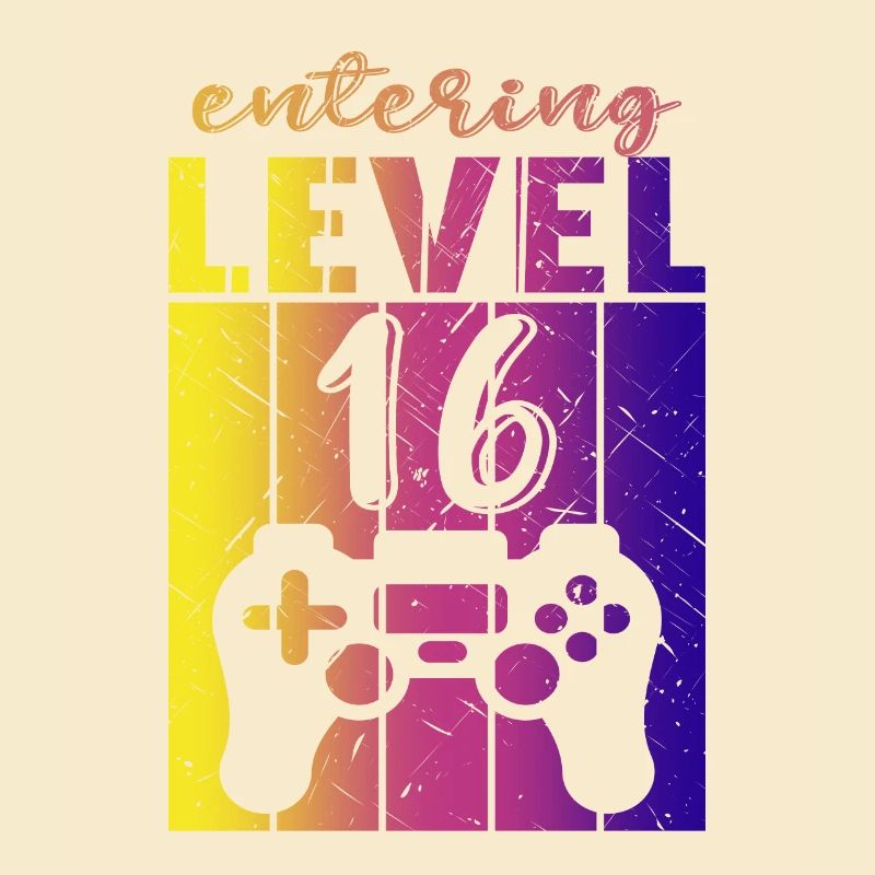Level 16 Gaming Controller 16 anniversaire