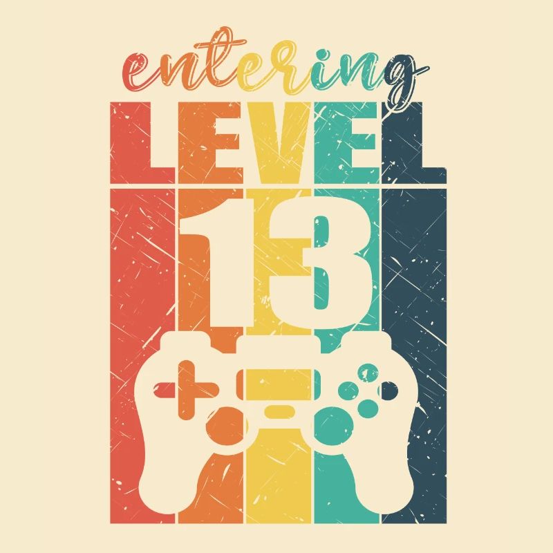 Level 13 Gaming Controller 13. Geburtstag