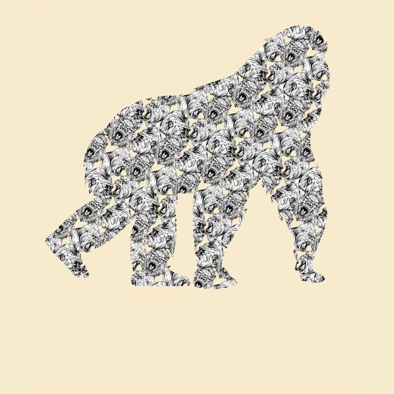 Gorillas Pattern Gorilla