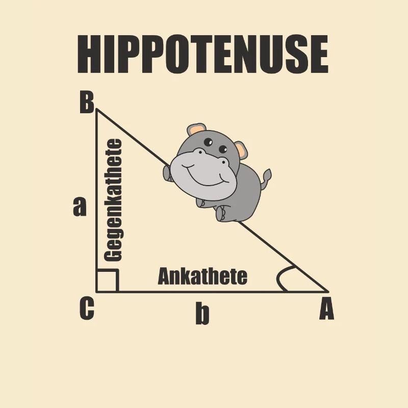Nerd Geometry Hippotenuse Hypotenuse Math