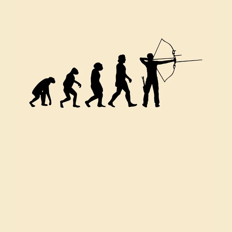 Bogenschütze Evolution Bogenschießen Pfeil Bogen