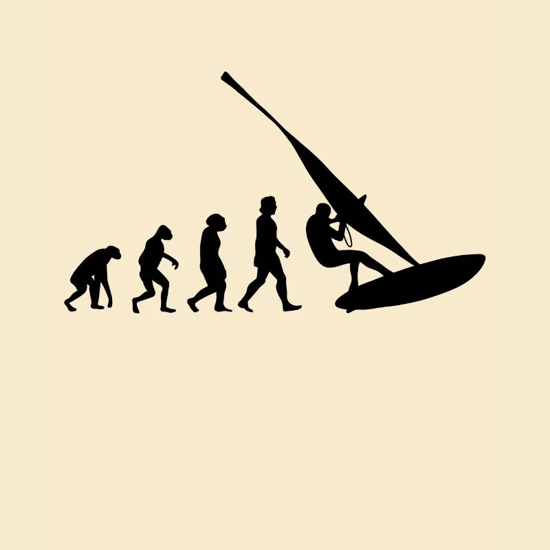 Windsurfer Evolution Windsurfing Surfer Windsurf