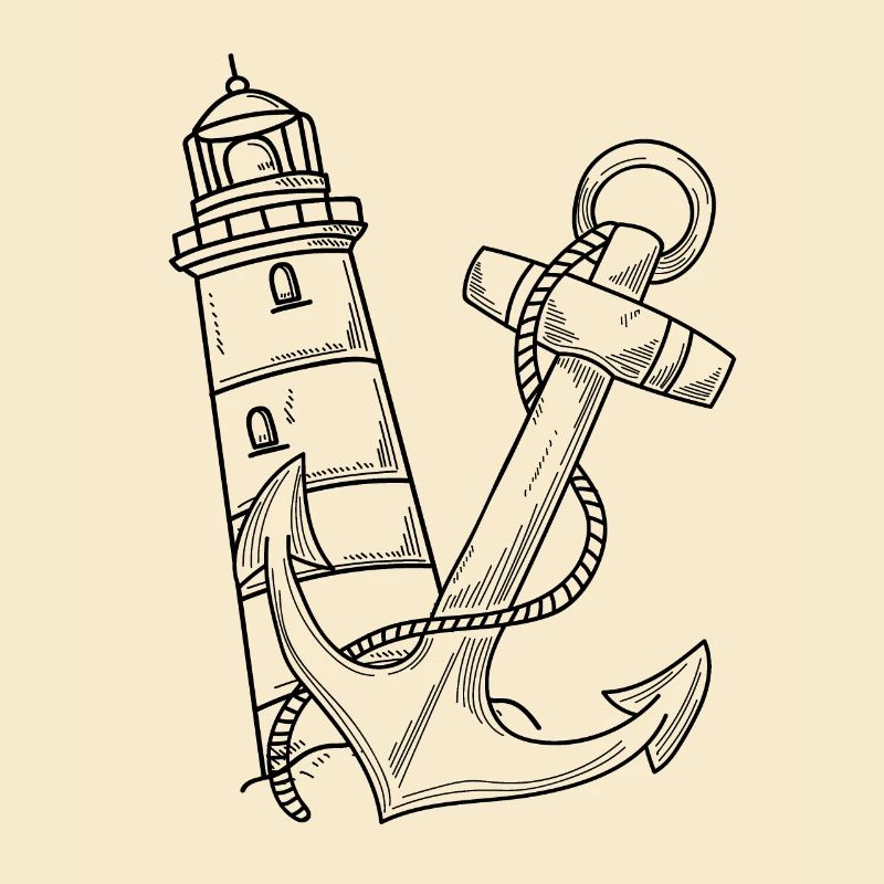 Lighthouse Anker Maritim