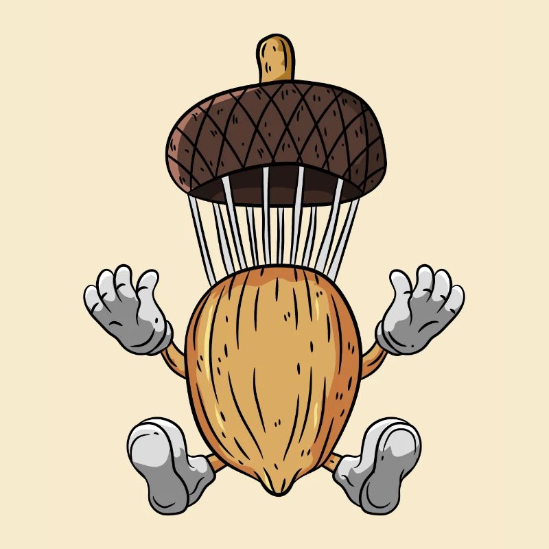 Fallschirm Eichel Eiche Baum