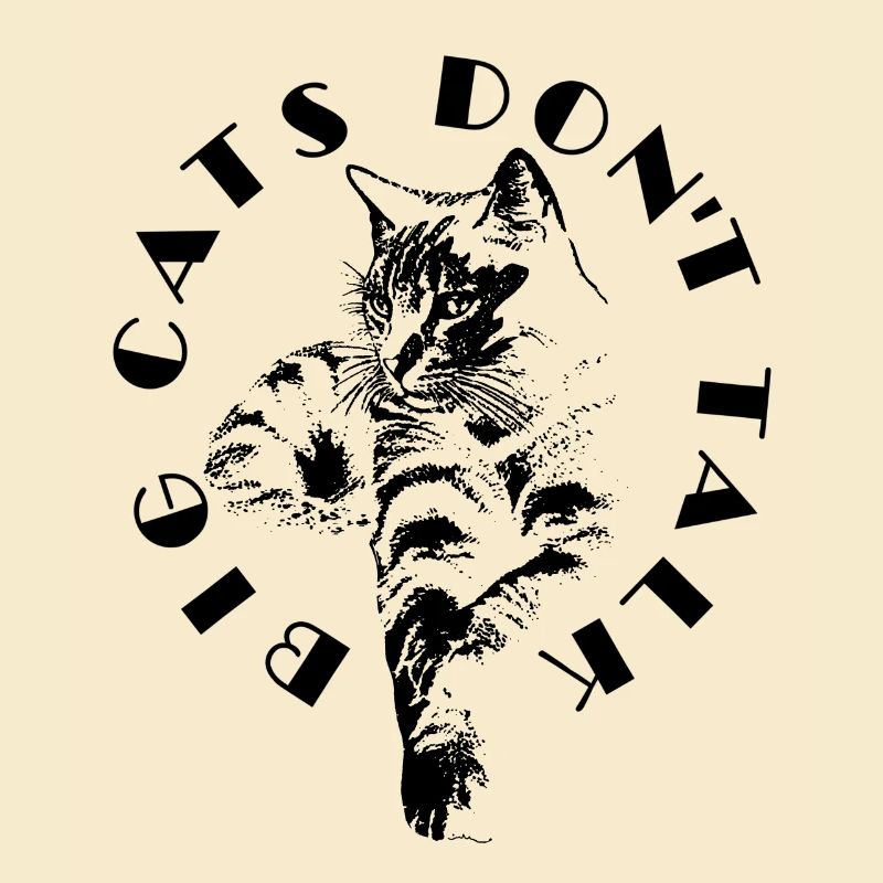 BIG CATS DON'T TALK | Black cat