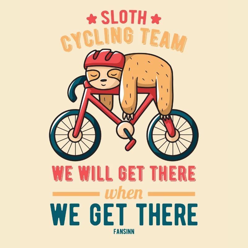 Sloth Cycling Team We Will Get There